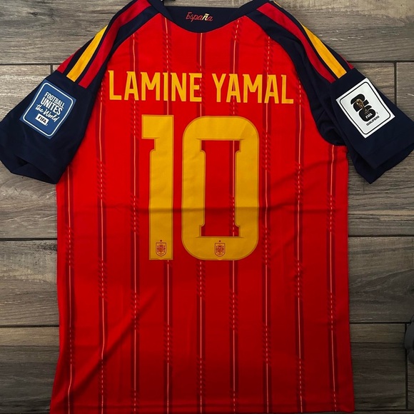 adidas Other - #10 Lamine Yamal Spain 2026 | Home Jersey | Size Large
